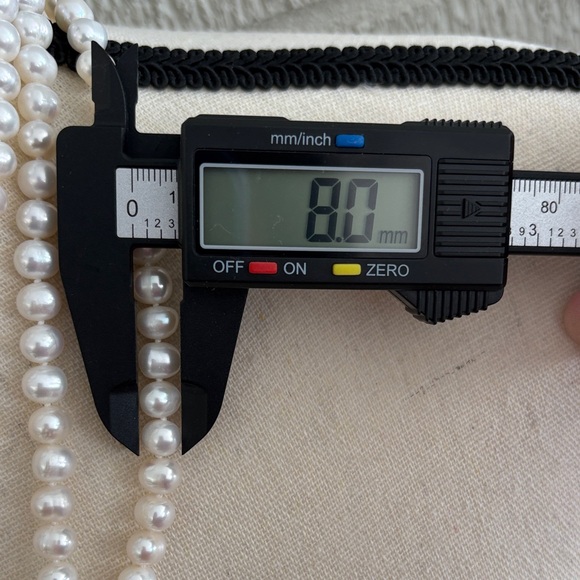 Genuine Round 7-8mm 98" Genuine Freshwater Pearl Rope Necklace Extra Long Rope - Picture 8 of 8